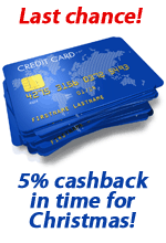 Last chance cashback cards