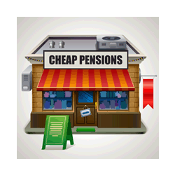 A cheap pension shop