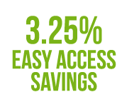 New top 3.25% easy access savings