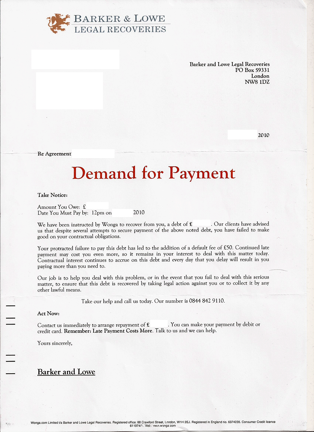 mortgage letter payment 'Halifax, Lloyds letters fake bad as TSB as NatWest's and