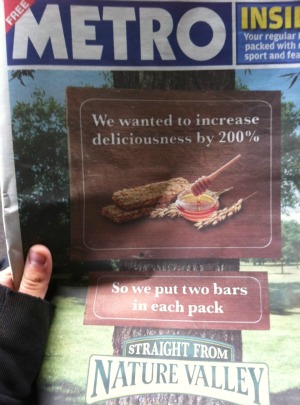 What a load of plonkers – Nature Valley gets sums wrong in its adverts What a load of plonkers – Nature Valley gets sums wrong in its adverts