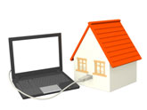 House conntected to the internet