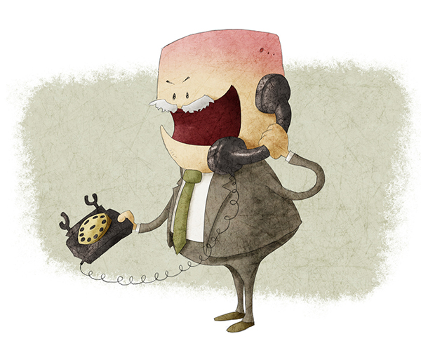 Man on phone