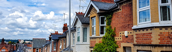 row of houses