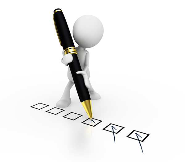 Man with a list