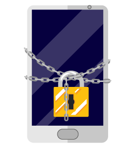 Sim card padlock