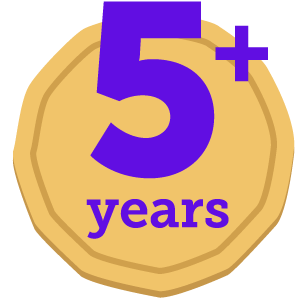 Five+ years