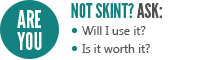 If you're not skint