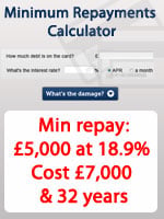 Min repayments calc