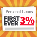 Cheapest-ever loan rate - 3%