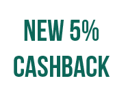 New 5% cashback credit card