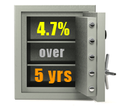 New top fixed savings - up to 4.7%