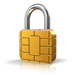 Sim card padlock