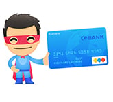 Super-hero credit card